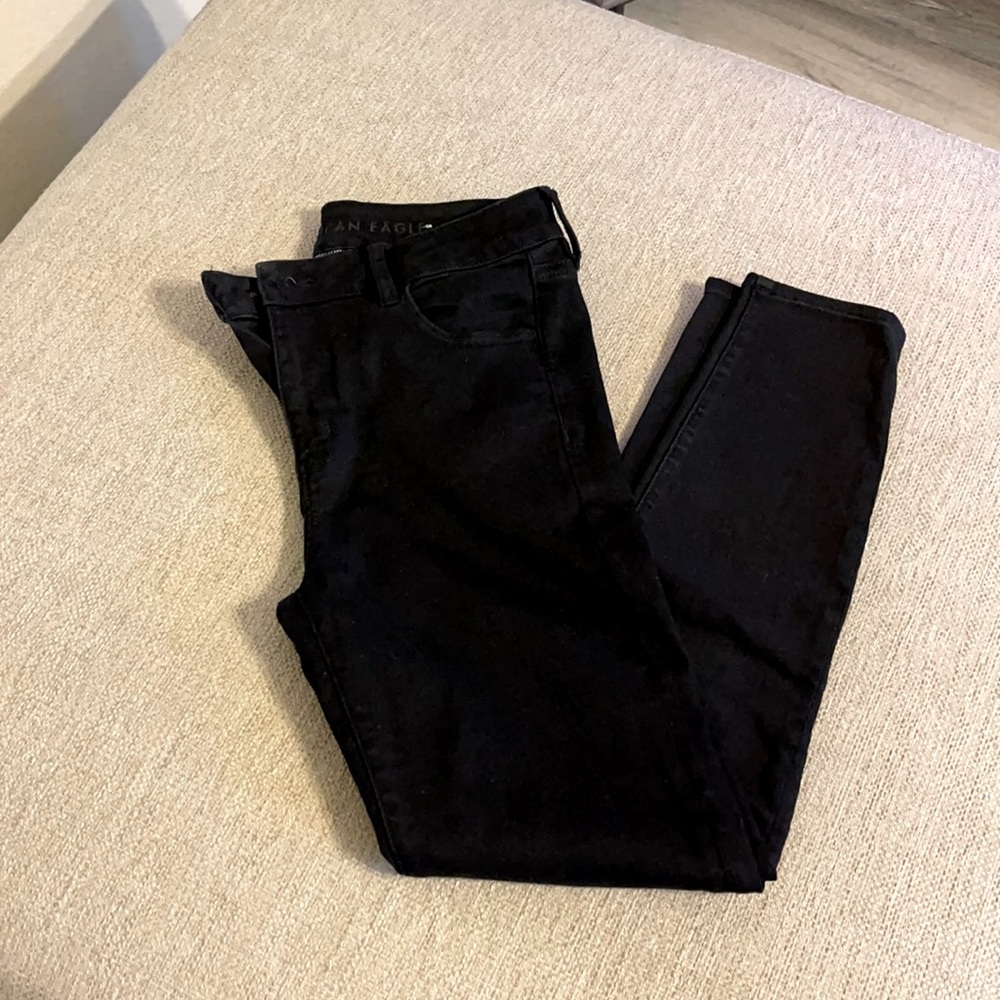 Black next level stretch high rise jegging 10s